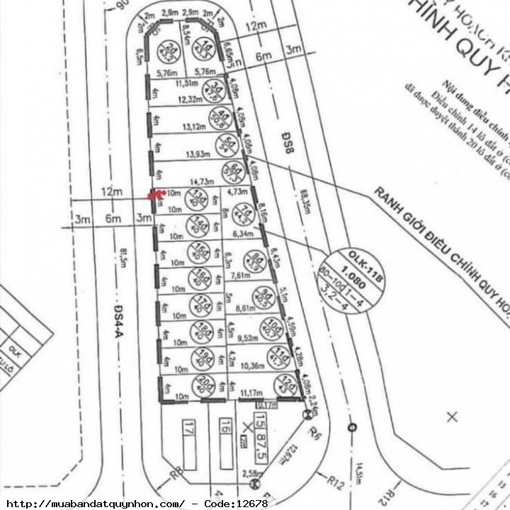 Bán lô đất cầu 2 Hà Thanh_TP Quy Nhơn  Diện tích 40m2 (ngang 4m) Hướng Tây Nam  💲 Giá 1 tỉ 870 tr 