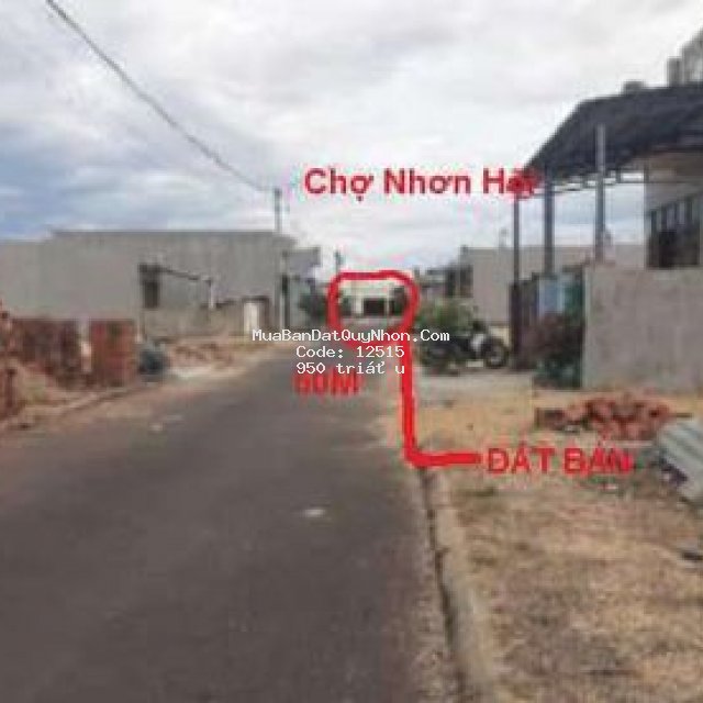 Bán lỗ đất khu tđc nhơn phước giá 950tr