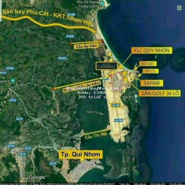 Bán lô nhơn hội pk9 cách biển kỳ co 800m