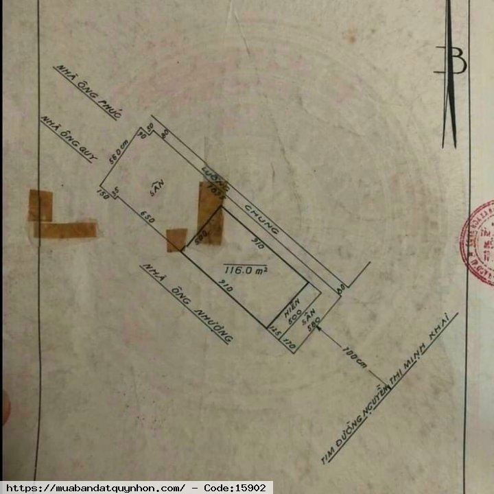 Bán nhà 2 tầng mặt tiền Nguyễn Thị Minh Khai_P Nguyễn Văn Cừ_Tp Quy Nhơn - Diện tích: 116m2 (Ngang 5m8 x Dài 20m) - Hướng: Đông Nam - Giá 8tỷ700 (thương lượng) 75tr/m2 rẻ nhất khu - Vị trí: gần trường học, gần chợ, gần biển, gần bến xe, khu dân cư văn Bán nhà 2 tầng mặt tiền Nguyễn Thị Minh Khai_P Nguyễn Văn Cừ_Tp Quy Nhơn - Diện tích: 116m2 (Ngang 5m8 x Dài 20m) - Hướng: Đông Nam - Giá 8tỷ700 (thương lượng) 75tr/m2 rẻ nhất khu - Vị trí: gần trường học, gần chợ, gần biển, gần bến xe, khu dân cư văn