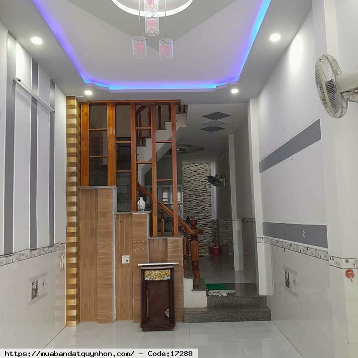 Bán nhà Giá 2 tỷ 450tr  hẻm thuộc P Ngô Mây - Quy Nhơn - dtsd 88m2 - Hướng Đông Nam - Pháp lý sổ đỏ - Kết cấu 1 mê 