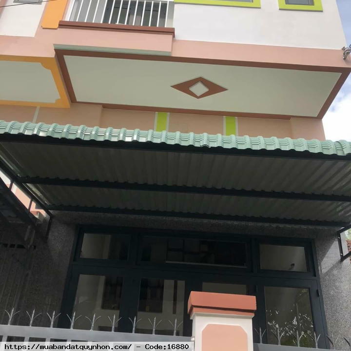 Bán nhà tại thị trấn Tuy Phước gần chợ Gò đường ô tô đến nơi - Giá 1 tỷ 520 - Sổ đỏ trao tay - dtsd 152m2