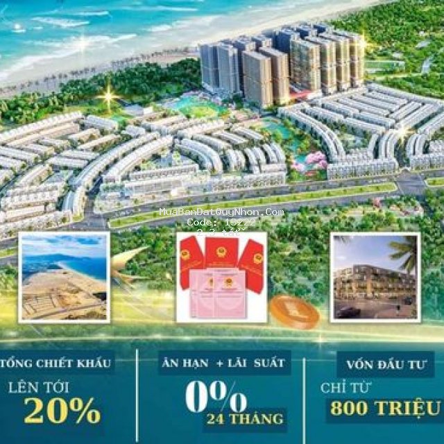 Bđs nghỉ dưỡng, shr 80m² giá 2.3 tỷ