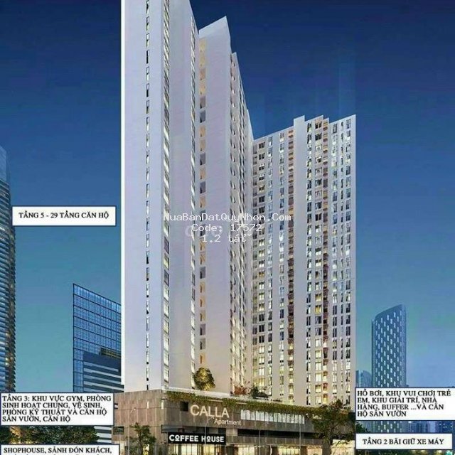 Cần bán gấp căn hộ ngay trung tâm tp quy nhơn