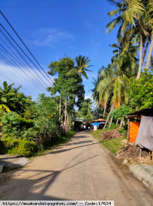 Cần bán lô đất nềm mặt tiền đường Giếng Truông, khu phố Tân Thành 1 - Phường Tam Quan Bắc - Tx Hoài Nhơn - Giá ban:  1 tỷ 800 triệu  - Hướng: Đông Nam