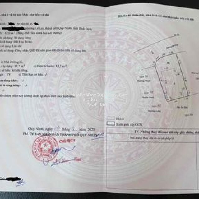 Cần bán lô đất ở trung tâm biển tp.quy nhơn