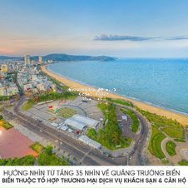 Căn hộ ngay trung tâm t.p quy nhơn. mặt tiền biển