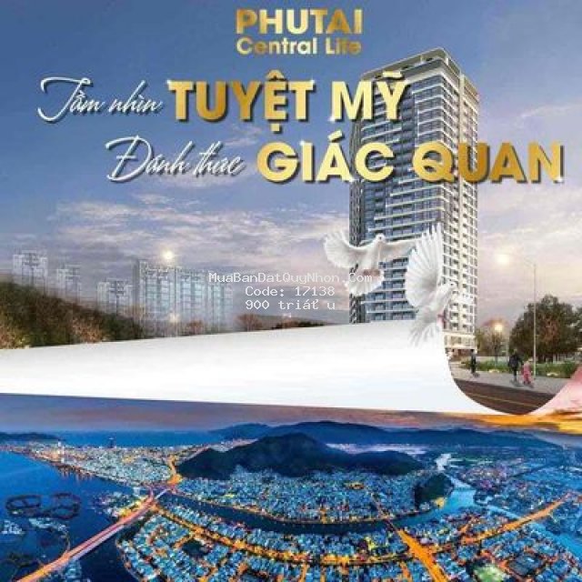 Chung cư phú tài central life giá 900 triệu