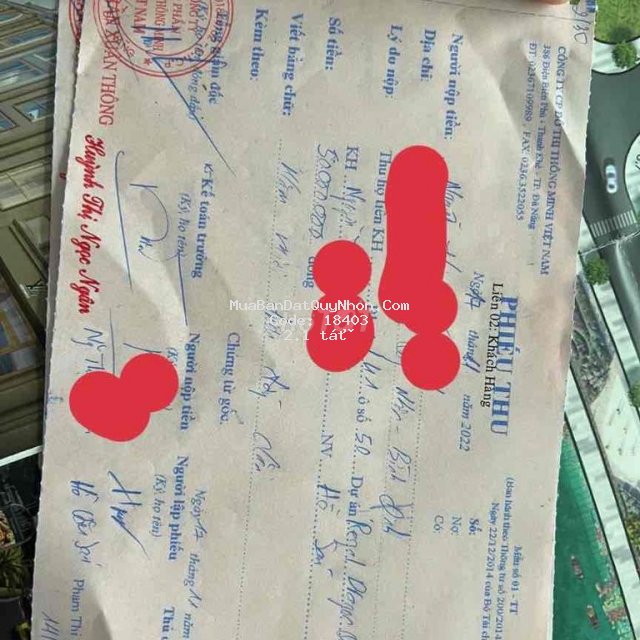 đặt chỗ lô góc 2mt ngay đường hùng vương 50tr/căn