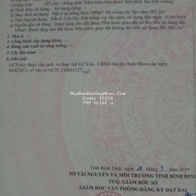 đất cự lễ hoài hảo hoài nhơn  bình định