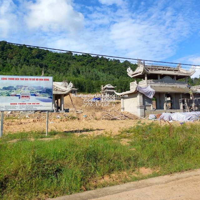 đất đẹp gần cổng khu du lịch hầm hô quy nhơn