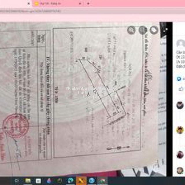 đất mặt đường quốc lộ 1a, hoài đức, hoài nhơn