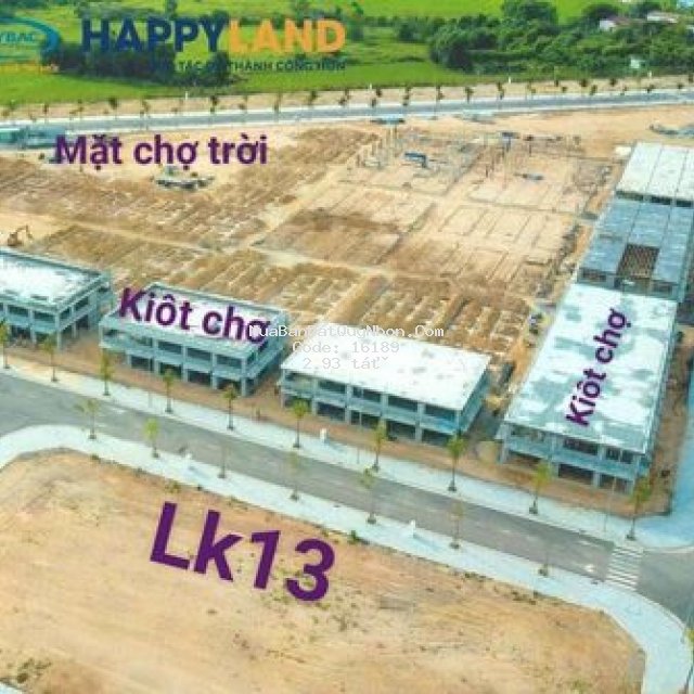 đất mặt tiền chợ mới an nhơn