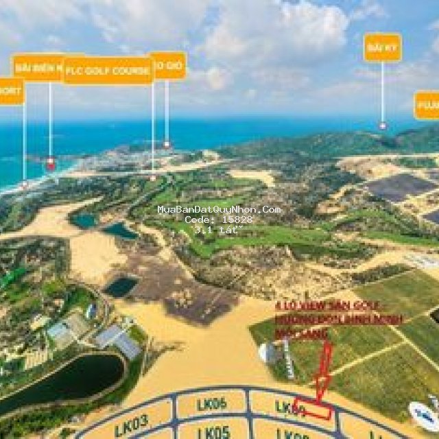 đất nền kỳ co gateway,100% view sân golf.