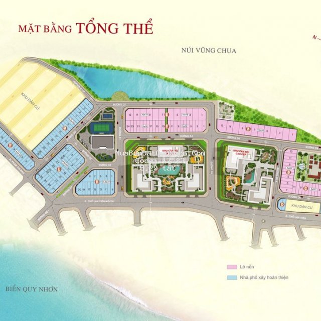đất nền t.tâm thành phố quy nhơn cách biển 700m