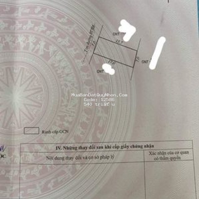 đất ở thôn vinh quang 1 xã phước sơn, tuy phước