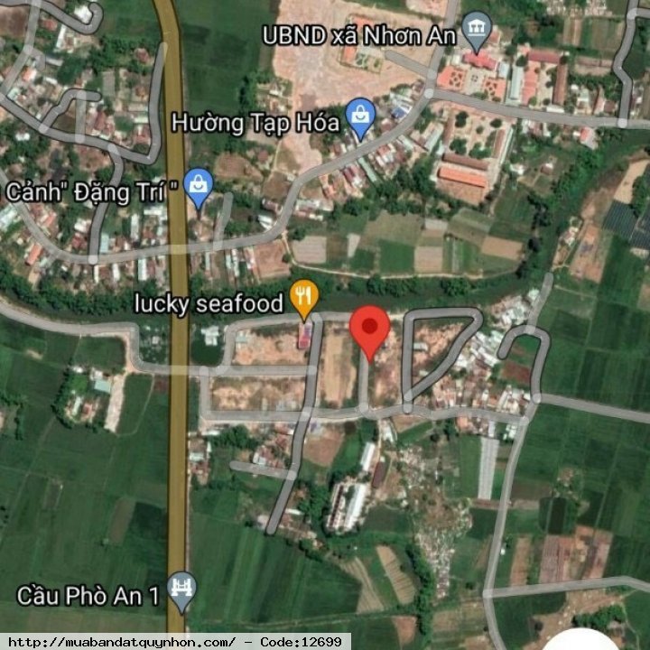 Đất PHÒ AN- NHƠN HƯNG- TX AN NHƠN Diện tích 99m2 (ngang 6m)  - Lộ giới 12m kề quốc lộ 1A thoáng mát  💰690 triều (thương lượng)