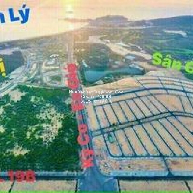 đất sổ đỏ nhơn hội new city 126m2 lô khách sạn