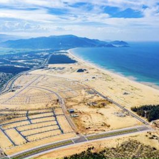 đất ven biển sổ đỏ từng nền - nhơn hội new city