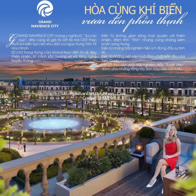 Grand navience city - khu đô thị mới tại hoài nhơn
