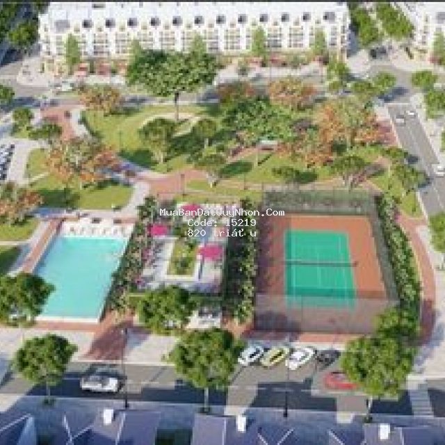 Kdt mới phố châu âu mặt tiền ql1a  nằm ven biển