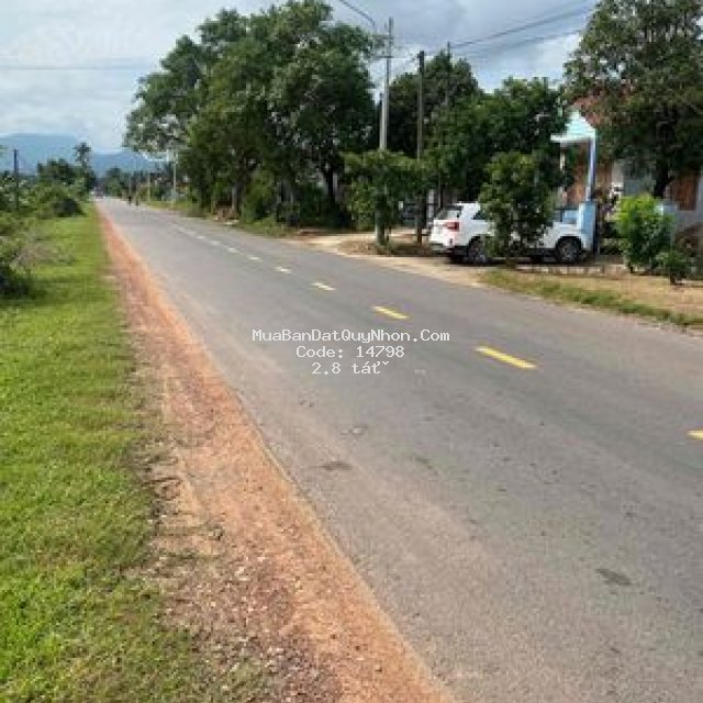 Lô đất 800m mặt tiền đường quốc lộ 19c vân canh