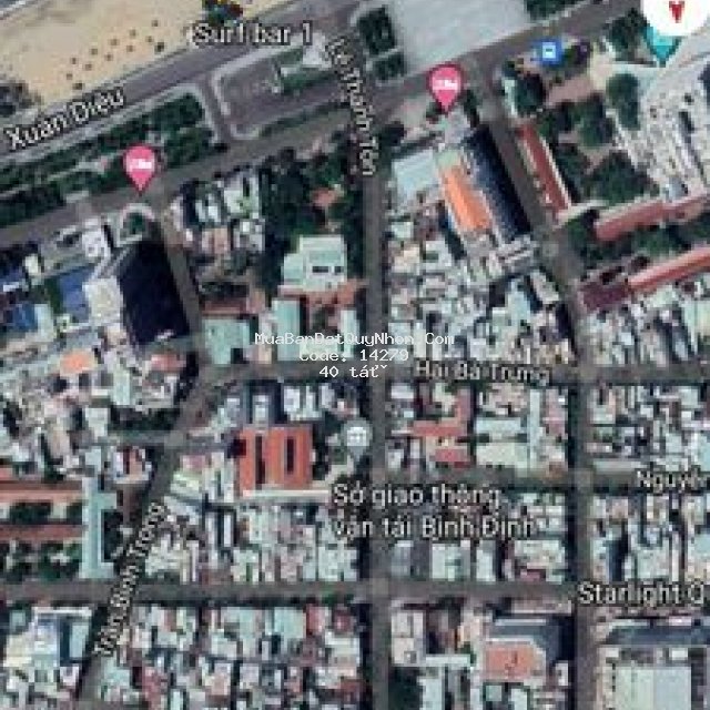 Nhà mt trần hưng đạo, tp.quy nhơn. dt: 30m x 50m