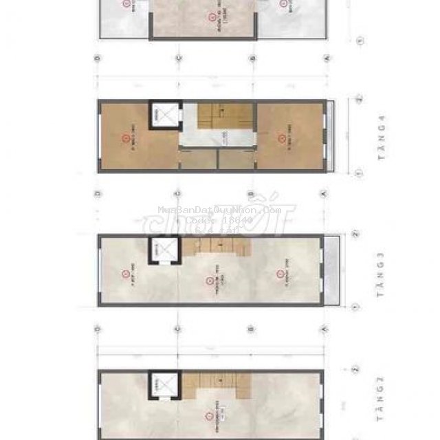 Nhà phố long vân hùng vương tây sơn 4,5 tầng