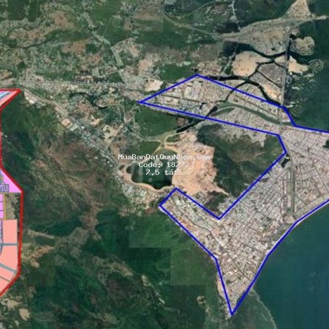 Quy hoạch thành phố vệ tinh quy nhơn 1.392hecta