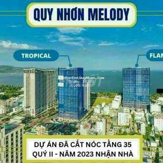 Quy nhơn melody căn hộ biển thu vốn trong tuần51m2