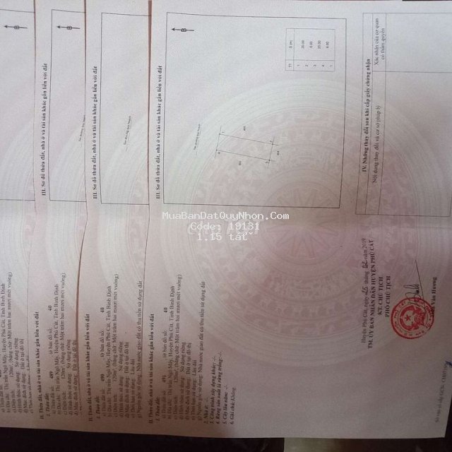 4 lô mặt tiền thị trấn ngô mây