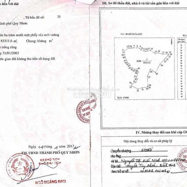 Bán đất phước mỹ, tp.quy nhơn, bình định