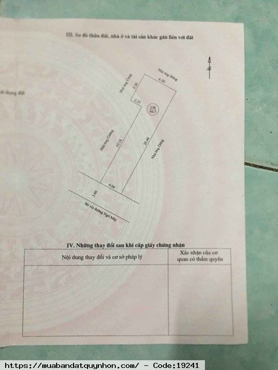 Bán nhà Mặt tiền Ngô Mây_TP Quy Nhơn - Diện tích: 95m2 - Hướng: Tây Nam - Giá: 15 tỷ Bán nhà Mặt tiền Ngô Mây_TP Quy Nhơn - Diện tích: 95m2 - Hướng: Tây Nam - Giá: 15 tỷ