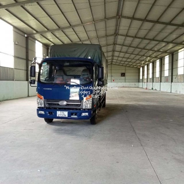 Bán nhà xưởng 2000m2 kcn long mỹ quy nhơn