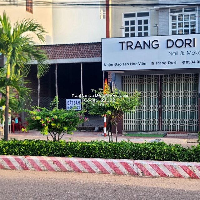 đất mặt tiền đường vào ga diêu trì