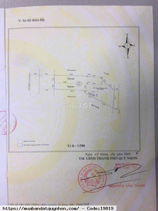Nhà mặt tiền đường âu cơ phường bùi thị xuân tp qui nhơn