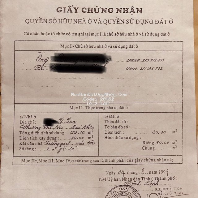 Nhà mặt tiền đường ỷ lan, diện tích lớn