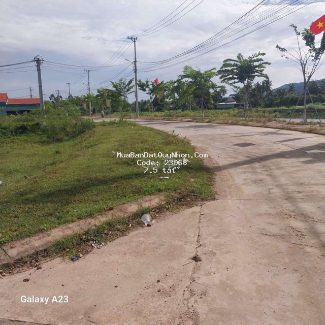 6 lô đất liền kề dự án đồng xanh thị trấn phù mỹ