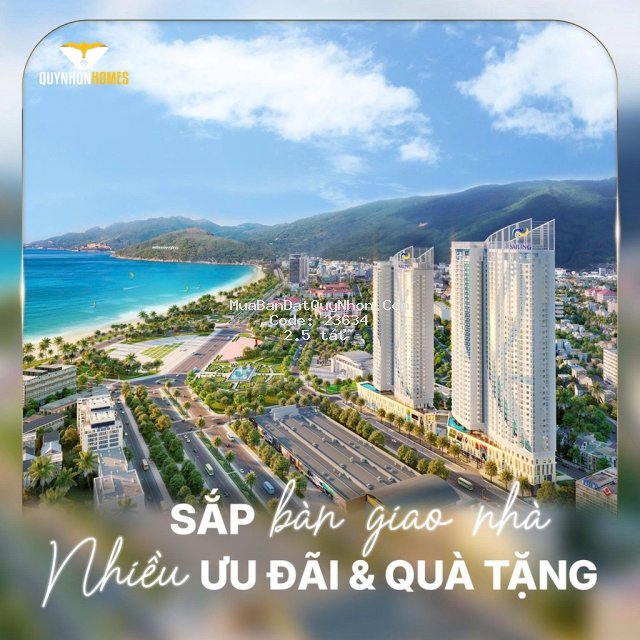 Bán căn hộ the sailing quy nhơn - rổ hàng cuối,  view biển triệu đô
