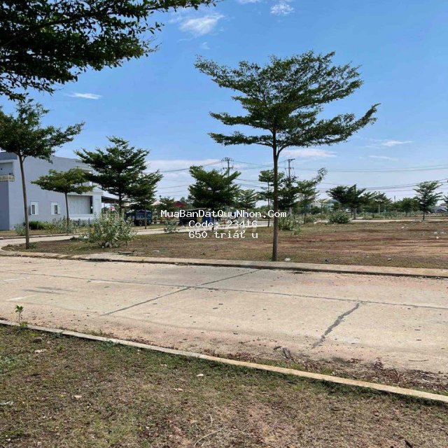 Bán lô đất đẹp 650 triệu 150m2 (6x25m) công viên đề gi, bình định