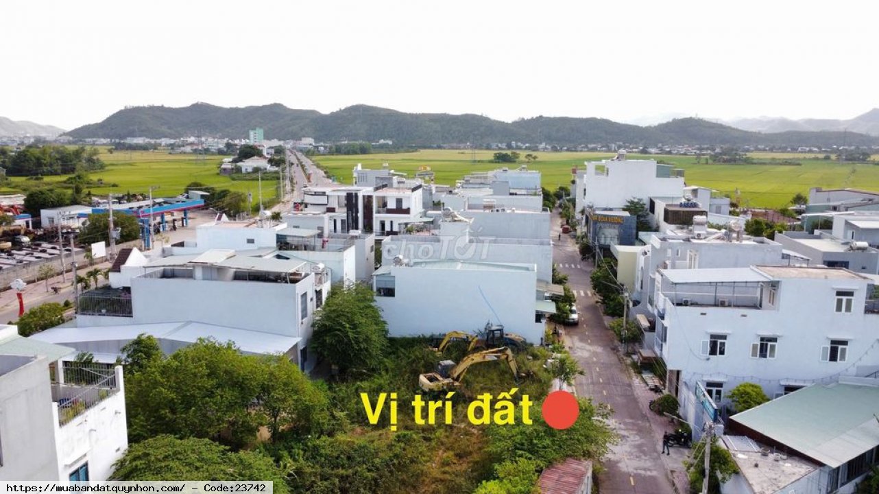 Bán lô đất kp công chánh ngay thị trấn tuy phước, khu dân cư đông đúc