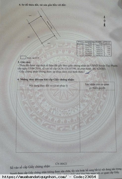 Bán lô đất lớn 232.4m², sổ đỏ chính chủ, vị trí dân cư hiện hữu tại thôn Quảng Vân, Phước Thuận Bán lô đất lớn 232.4m², sổ đỏ chính chủ, vị trí dân cư hiện hữu tại thôn Quảng Vân, Phước Thuận