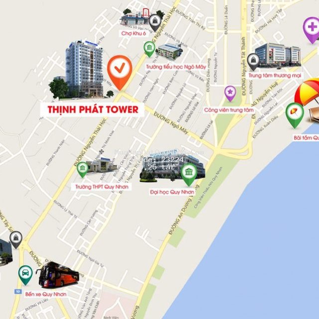 Bán nhà phố 3 tầng đường thanh niên, thành phố quy nhơn