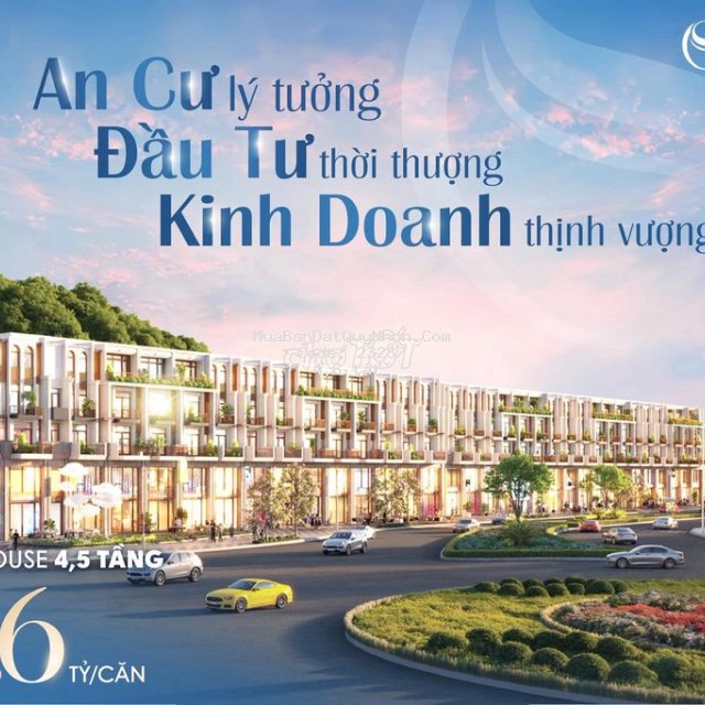 Giỏ hàng cđt (ck 14%) nhà phố mặt tiền long vân quy nhơn, sát khu fpt