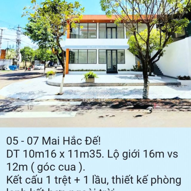 Nhà góc cua mai hắc đế và phạm cần chính, ngang hơn 10m.