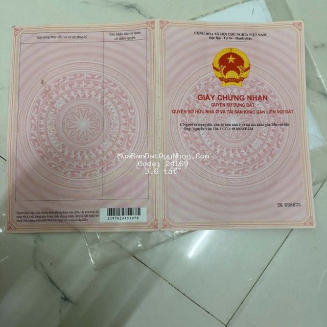 📣 bán đất chính chủ – phước sơn, tuy phước, bình định