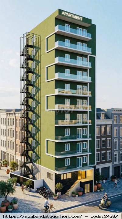 Bán khách sạn trung tâm tp biển quy nhơn, cách biển 35m