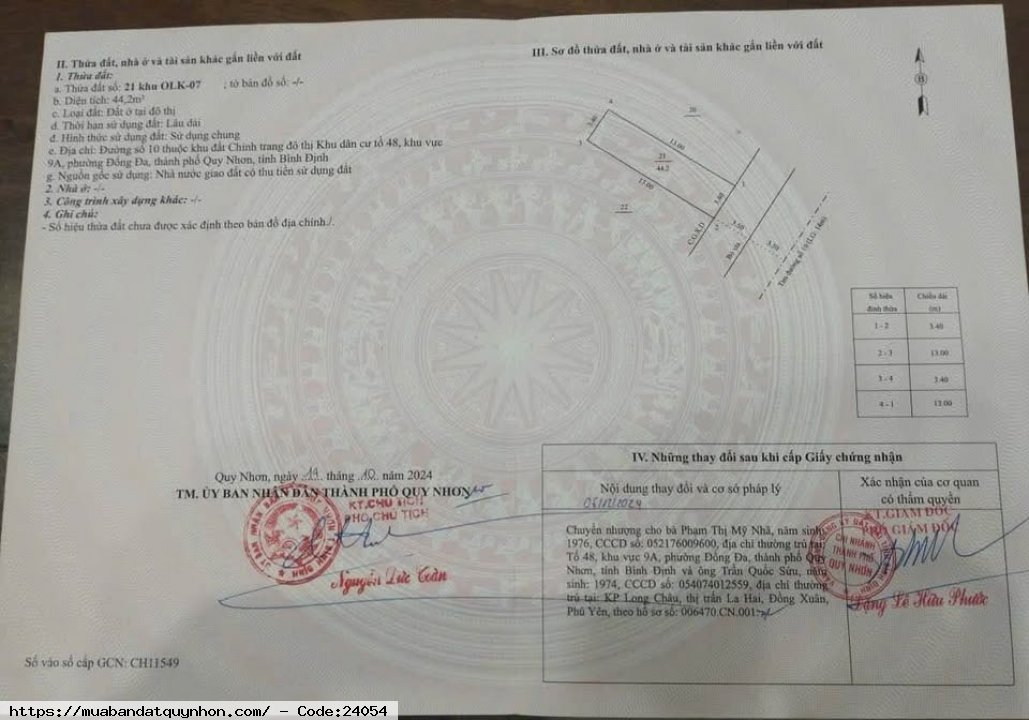 Bán lô đất khu hà thanh 2 dt 44m2 hướng đông nam, lộ giới 16m ngay công viên Bán lô đất khu hà thanh 2 dt 44m2 hướng đông nam, lộ giới 16m ngay công viên