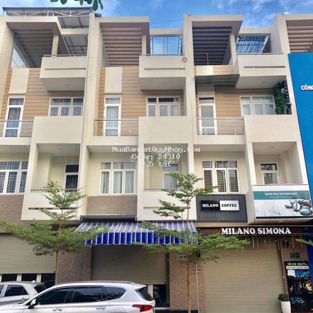 Bán nhà mặt tiền đường hoàng văn thụ, phường ngô mây, quy nhơn