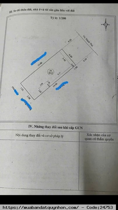 Bán Nhà Mặt Tiền Đường Thành Thái, Quy Nhơn - Diện Tích 90m2, Ngang 6m, Vỉa Hè Rộng 7.5m Bán Nhà Mặt Tiền Đường Thành Thái, Quy Nhơn - Diện Tích 90m2, Ngang 6m, Vỉa Hè Rộng 7.5m